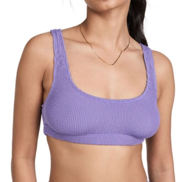 NWT GOOD AMERICAN Always Fits Scoop Swim Top - Picture 1 of 8